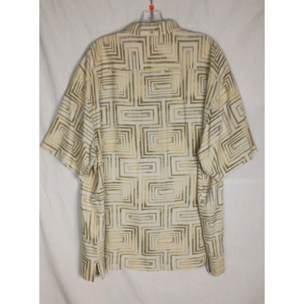 Tommy Bahama Hawaiian Multicolor 100% Silk Short Sleeve Shirt Men Sz XXL - Picture 2 of 5